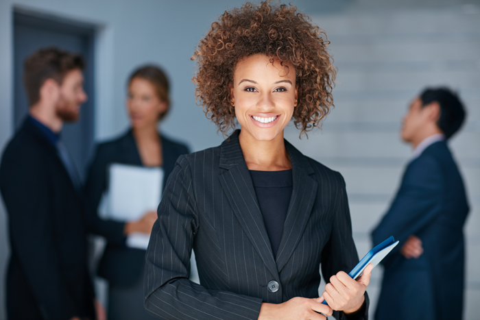 BLN Portrait of Professional Woman Smiling