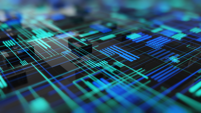 High tech digital technology background