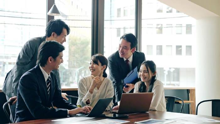 Group of business people in the office