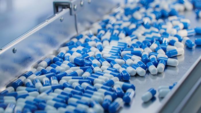 Capsules Manufacturing Process at Modern Pharmaceutical Factory