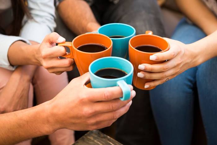 Coffee with colleagues