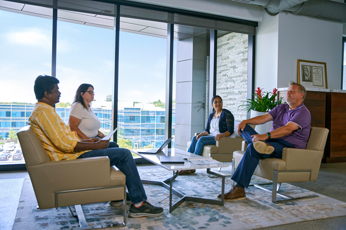 Custom PhotoIQVIA employees collaboratingKing of Prussia USA Office