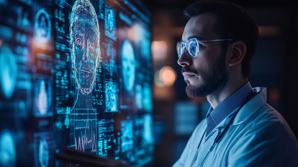 Futuristic telemedicine services utilizing AI diagnostic tools to streamline efficient pathways for regulatory approvals and healthcare innovation.