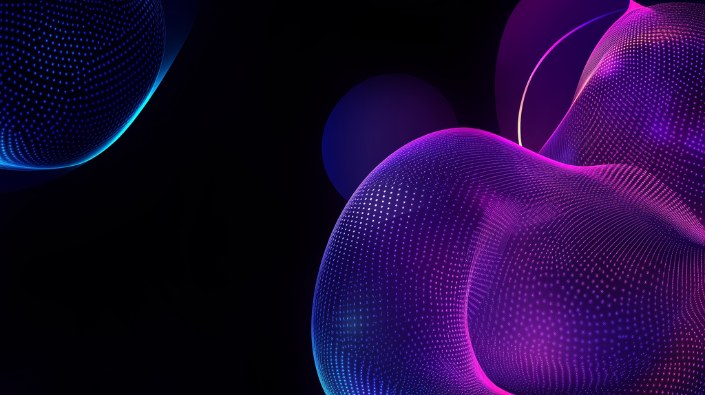 Abstract background with a dynamic gradient point wave